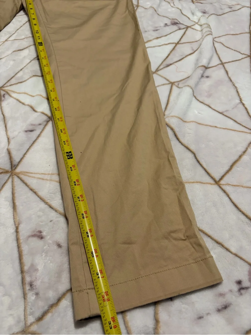 J. Crew Men's Tan Drawstring Chinos